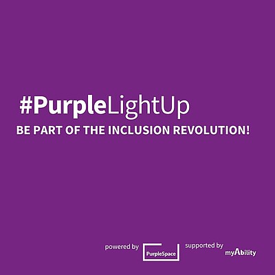 Wir sind PURPLE! Heute ist der internationale Tag der Menschen mit Behinderung. Als Teil der #PurpleLightUp-Kampagne setzen wir ein Zeichen für die Gleichberechtigung besonderer Menschen in...